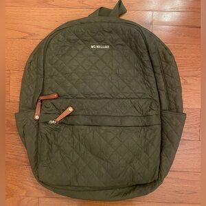 MZ Wallace hunter green backpack
